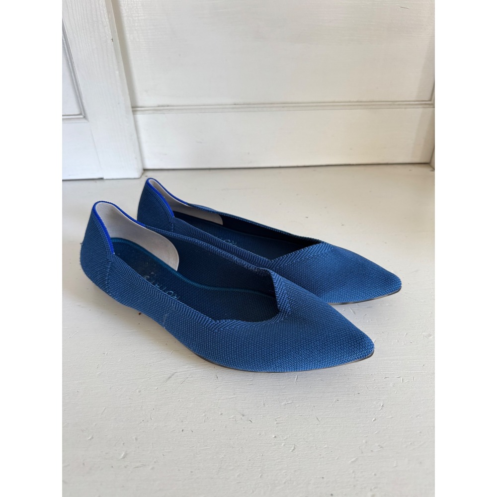 Rothy's blue The Point flats size 10.5 - Picture 2 of 12